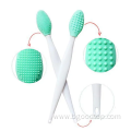 Reusable scrub exfoliator brushes